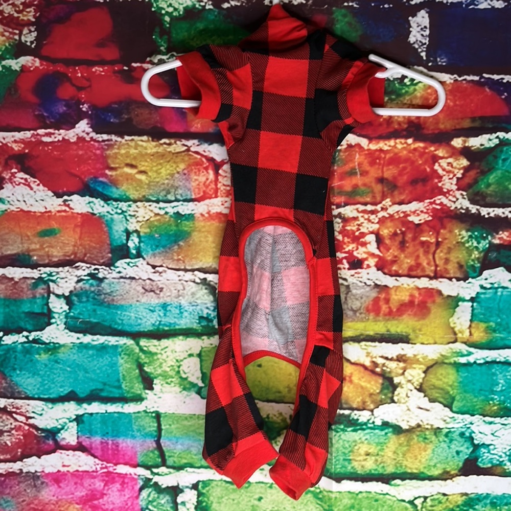 Dog Christmas Puppy PJs ❤️🎄🖤 - Picture 3 of 4